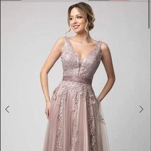 Shail K Beaded Appliquéd A-Line Dress